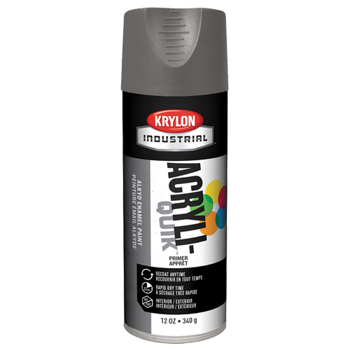 Laque industrielle Acryli-Quik, Gris, Tr&egrave;s mat, 12 oz, Canette a&eacute;rosol Infinity Industrial Services Inc.