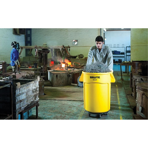 Chariot &agrave; visser Brute, Poly&eacute;thyl&egrave;ne, Noir, Convient aux contenants 20 - 55 US gal. Infinity Industrial Services Inc.