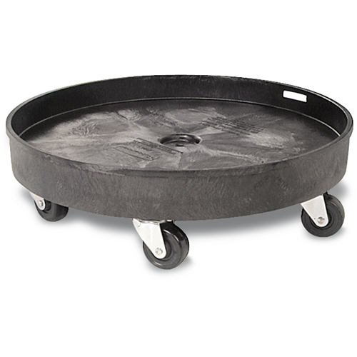 Waste Container Dolly, Polyethylene, Black Infinity Industrial Services Inc.