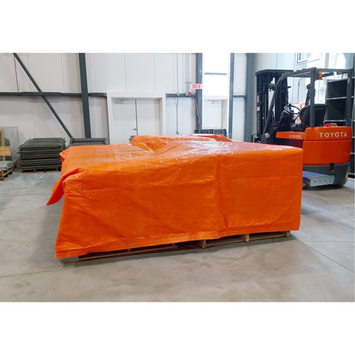 Insulated Tarps, Polyethylene, Orange, 20' x 12' x 8 mils Infinity Industrial Services Inc.