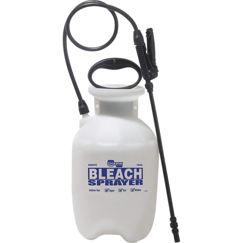 Bleach Disinfecting Tank Sprayer, 1 gal. (3.8 L), Polypropylene, 12" Wand Infinity Industrial Services Inc.