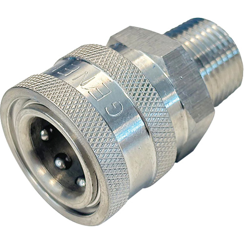 Douilles m&acirc;les 3/8" &agrave; d&eacute;saccouplement rapide en acier inoxydable 316 Infinity Industrial Services Inc.