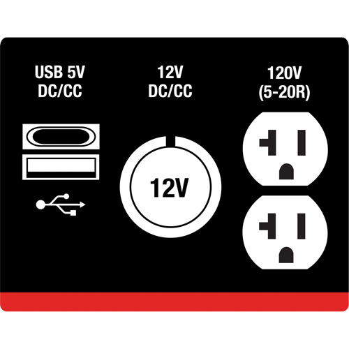 Inverter Generator, 2500 W Surge, 1800 W Rated, 4.2 L Tank Infinity Industrial Services Inc.