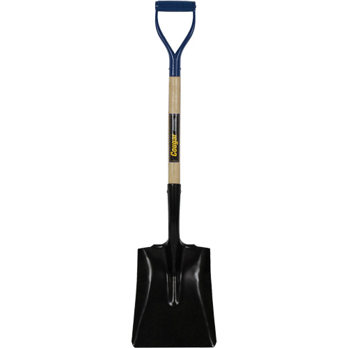 Square Point Shovel, Hardwood, Tempered Steel Blade, D-Grip Handle, 41-1/2" Long Infinity Industrial Services Inc.