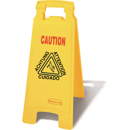 Wet Floor Safety Signs, Quadrilingual with Pictogram Infinity Industrial Services Inc.