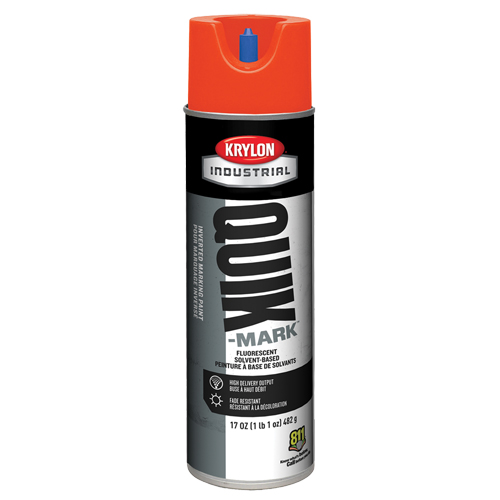 Industrial Quik-Mark Solvent-Based Inverted Marking Paint, 17 oz., Aerosol Can Infinity Industrial Services Inc.