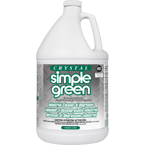 Nettoyant et d&eacute;graissant industriel Crystal Simple Green , 1 gal., Cruche Infinity Industrial Services Inc.