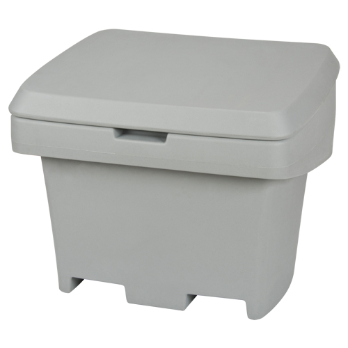 Heavy-Duty Outdoor Salt and Sand Storage Container, 30" x 24" x 24", 5.5 cu. Ft., Grey Infinity Industrial Services Inc.