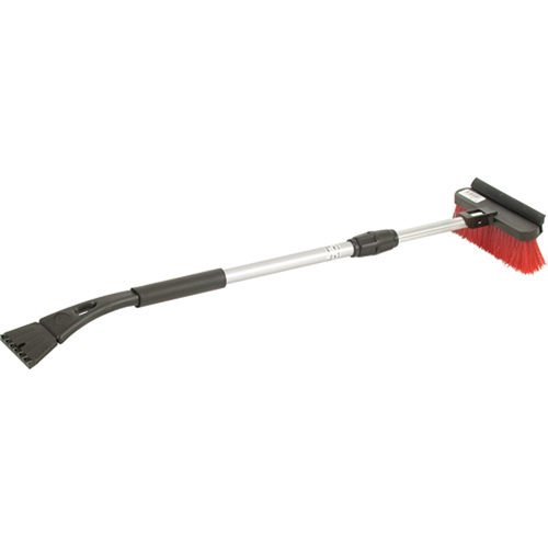 Snow Brooms, Telescopic, Nylon Polyethylene Blade, 36" Long, Red Infinity Industrial Services Inc.