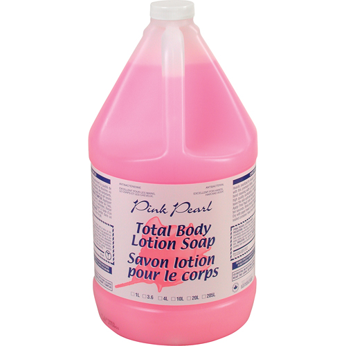 Pink Pearl Total Body Lotion Soap, Liquid, 4 L, Scented Infinity Industrial Services Inc.