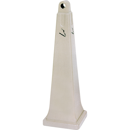 Groundskeeper Cigarette Waste Collectors, Free-Standing, Plastic, 1 US gal. Capacity, 39-3/4" Height Infinity Industrial Services Inc.