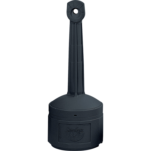 Smokers Cease-Fire&reg; Cigarette Butt Receptacle, Free-Standing, Plastic, 4 US gal. Capacity, 38-1/2" Height Infinity Industrial Services Inc.