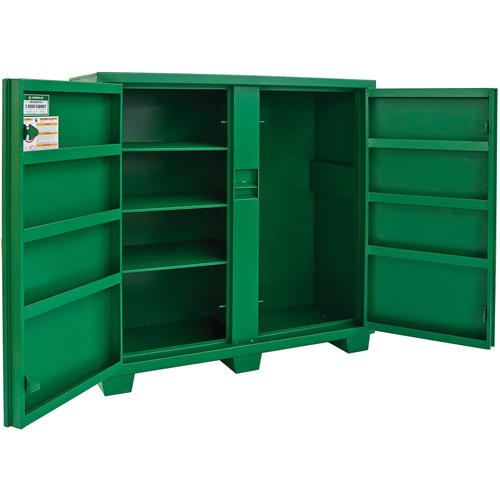 Utility Cabinet, Steel, Green Infinity Industrial Services Inc.