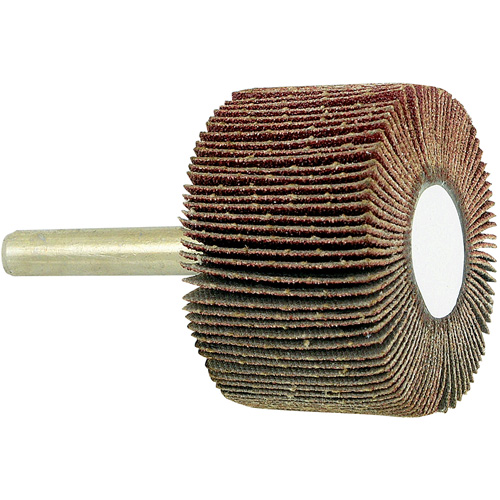Shaft Mounted Flapwheel, 80 Grit, 1-1/2" x 1" x 1/4" Infinity Industrial Services Inc.