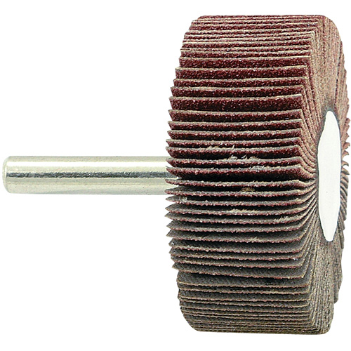Disque &agrave; lamelles mont&eacute; sur mandrin, Grain 80, 2" x 3/4" x 1/4" Infinity Industrial Services Inc.