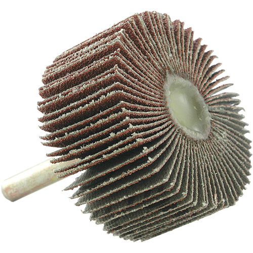 Mounted Flapwheel, 60 Grit, 2" x 1" x 1/4" Infinity Industrial Services Inc.