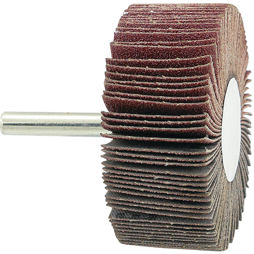Disque &agrave; lamelles mont&eacute;, Grain 80, 2-1/2" x 1" x 1/4" Infinity Industrial Services Inc.