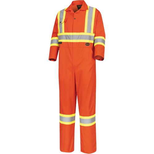 5514T Tall High-Visibility Safety Coveralls, 60, High Visibility Orange Infinity Industrial Services Inc.