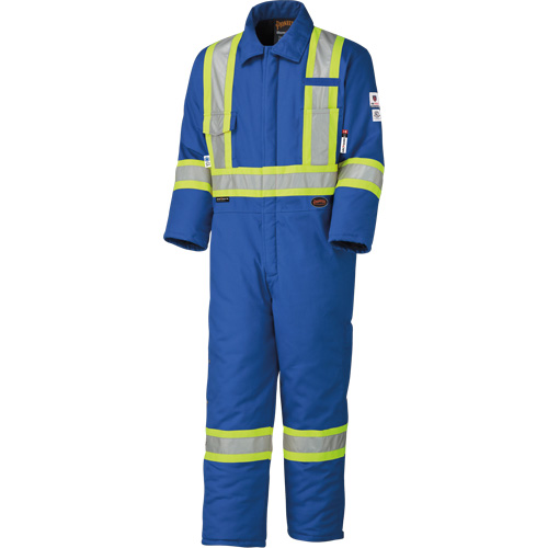 5522A High Visibility FR Rated & Arc Rated Safety Coveralls, Size 2X-Large, Royal Blue, 58 cal/cm² Infinity Industrial Services Inc.