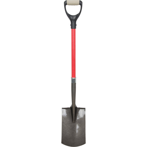 Heavy-Duty Shovels, Fibreglass, Carbon Steel Blade, D-Grip Handle, 30-1/2" Long Infinity Industrial Services Inc.