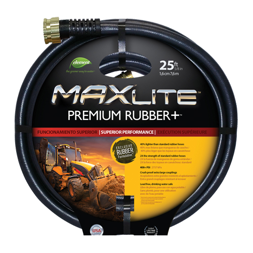 Commercial Duty Hoses, Rubber, 5/8" dia. x 25' Infinity Industrial Services Inc.
