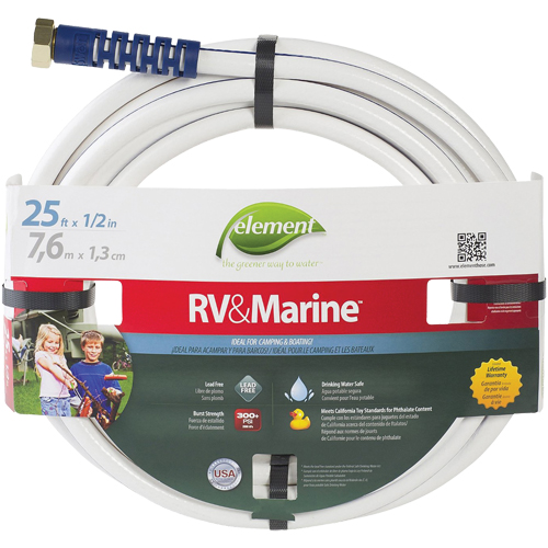 Element Marine & RV Water Hoses, PVC, 1/2" dia. x 25' Infinity Industrial Services Inc.