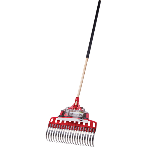 Multi-Purpose Lawn Rake, 20" Blade, 20 Tines, Hardwood Handle, Steel Blade Infinity Industrial Services Inc.