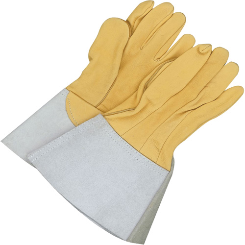 Gander Brand Reverse Grain TIG Welder Gloves, Grain Deerskin, Size 10 Infinity Industrial Services Inc.