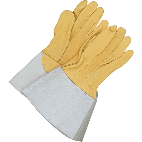 Gander Brand Reverse Grain TIG Welder Gloves, Grain Deerskin, Size 9 Infinity Industrial Services Inc.