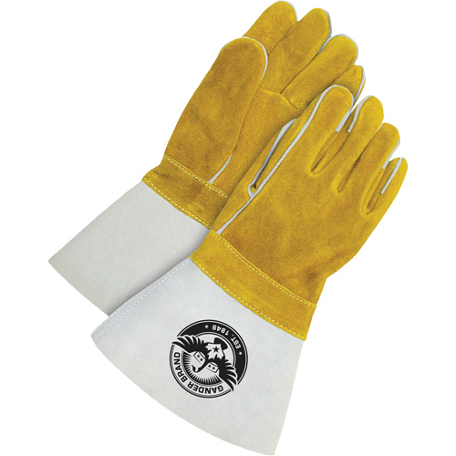 Gants pour soudeur avec poignet de 5", Cuir de vache refendu, Taille Taille unique Infinity Industrial Services Inc.