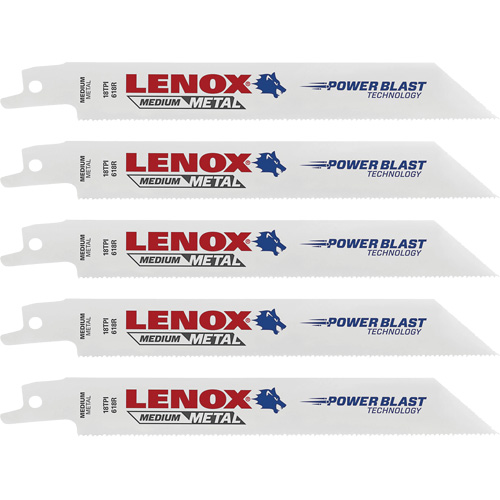 Lames de scie &agrave; m&eacute;taux, Bim&eacute;tal, 18 Dents par pouce, 6" lo x 3/4" la Infinity Industrial Services Inc.