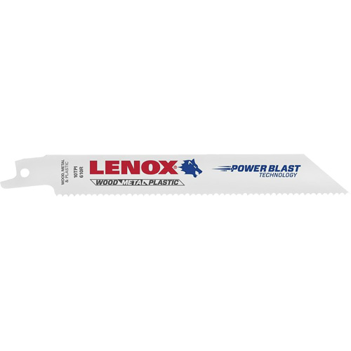 General Purpose Reciprocating Saw Blades, Bi-Metal, 10 TPI, 8" L x 3/4" W Infinity Industrial Services Inc.