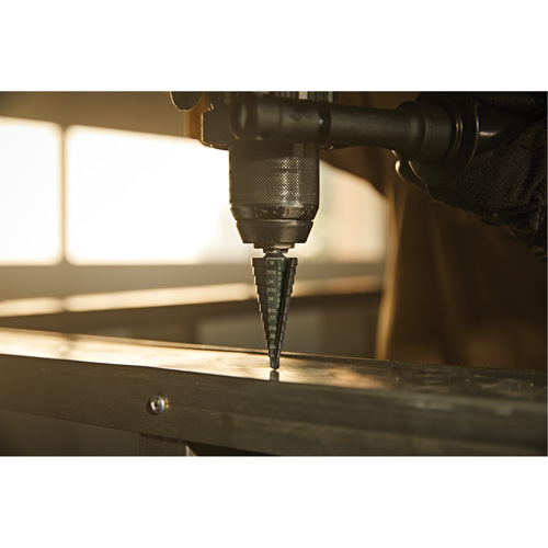 Foret &eacute;tag&eacute; no 8, 3/16" - 7/8", Acier rapide Infinity Industrial Services Inc.