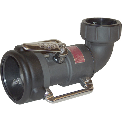 Bayonet Style Dry Disconnect 90° Swivel Coupler, Anodized Aluminum, 3", Female NPT, 85 PSI Infinity Industrial Services Inc.