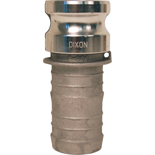 Adaptateur &agrave; came et cannelure Global, Aluminium, Type E, 1", 250 PSI Infinity Industrial Services Inc.