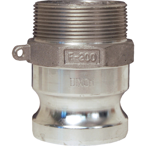 Adaptateur &agrave; came et cannelure Global, Aluminium, Type F, 1", NPT m&acirc;le, 250 PSI Infinity Industrial Services Inc.