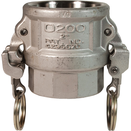 EZ Boss-Lock Cam & Groove Coupler, Stainless Steel, Type D, 1", Female NPT, 250 PSI Infinity Industrial Services Inc.