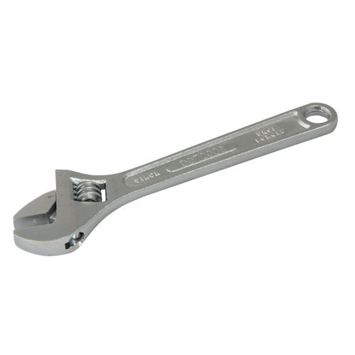 Adjustable Wrench, 12" L, 1-1/2" Max Width, Chrome Infinity Industrial Services Inc.