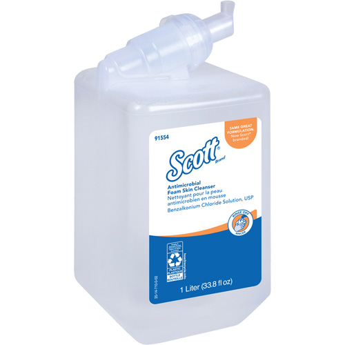 Nettoyant antimicrobien pour la peau Control de Scott, Mousse, 1 L, Sans parfum Infinity Industrial Services Inc.