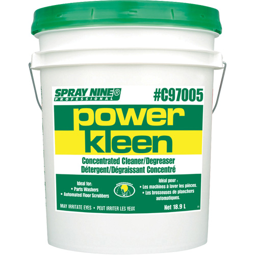 Produit nettoyant pour nettoyeur de pi&egrave;ces Power Kleen, 20 L, Seau Infinity Industrial Services Inc.