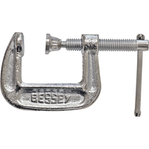 Serre-joint en C de s&eacute;rie l&eacute;g&egrave;re, Capacit&eacute; de 1" (25 mm), Profondeur de gorge de 1" (25 mm) Infinity Industrial Services Inc.
