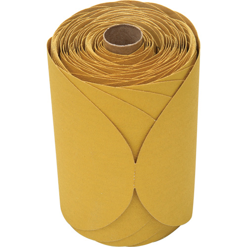 Stikit Gold Disc Roll, 6" Dia., 120 Grit, Aluminum Oxide Infinity Industrial Services Inc.