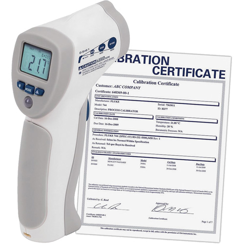 Food Service Infrared Thermometer with ISO Certificate, -4°- 392° F ( -20° - 200° C )/-58°- 4° F ( -50° - -20° C ), 8:1, Fixed Emmissivity Infinity Industrial Services Inc.