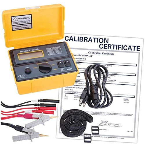 110 V Milli-Ohmmeter with ISO Certificate Infinity Industrial Services Inc.