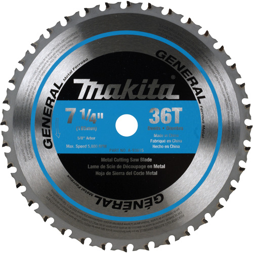 CERMET Tipped Saw Blade, 7-1/4", 36 Teeth, Metal Use Infinity Industrial Services Inc.