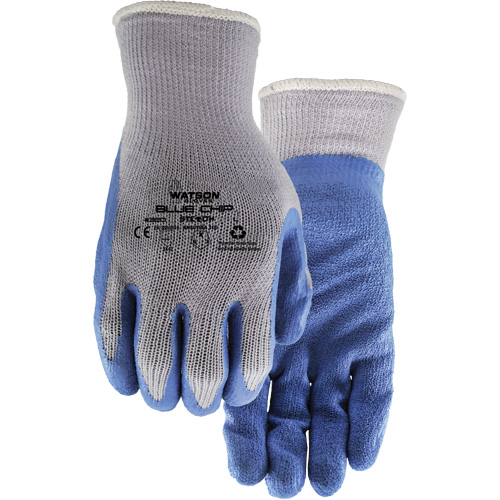 Gants enduits Stealth Blue Chip, Grand, R&ecirc;vetement Latex de caoutchouc, Calibre 10, Enveloppe en Polyester Infinity Industrial Services Inc.