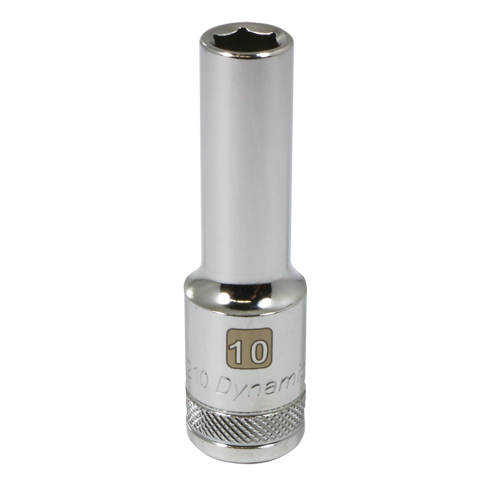 Metric Socket, 10 mm, 1/2" Drive, 6 Points, Deep Infinity Industrial Services Inc.