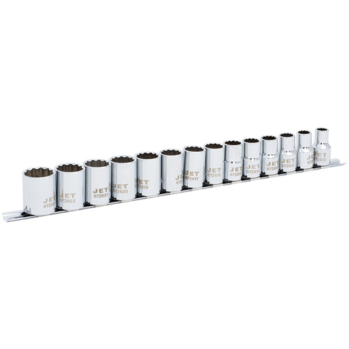 Metric Socket Set, 14 Pcs, 1/2" Drive Size Infinity Industrial Services Inc.
