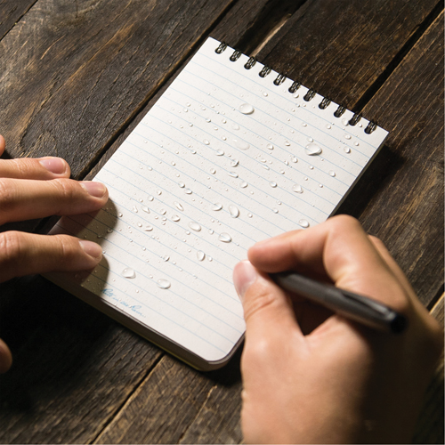 Carnet de notes de poche &agrave; spirale, Couverture souple, Jaune, 100 Pages, 4" , 6"  Infinity Industrial Services Inc.