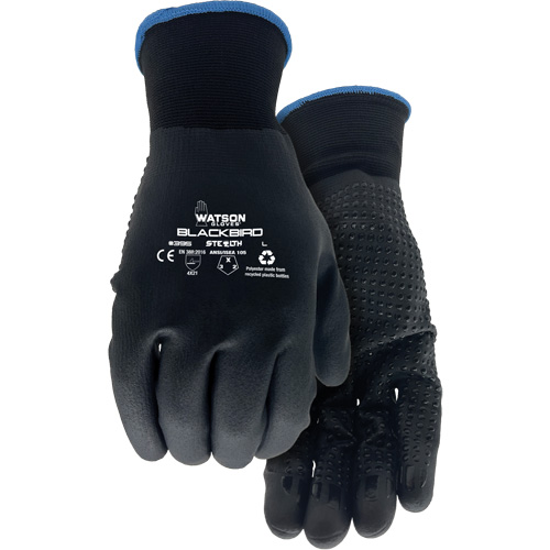 Gants enduits Stealth Blackbird, T-Grand, R&ecirc;vetement Nitrile micromousse, Calibre 15, Enveloppe en Polyester Infinity Industrial Services Inc.